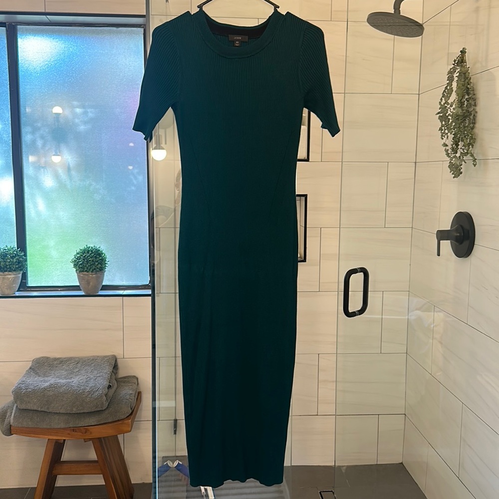 Like new JCrew ribbed sweater dress